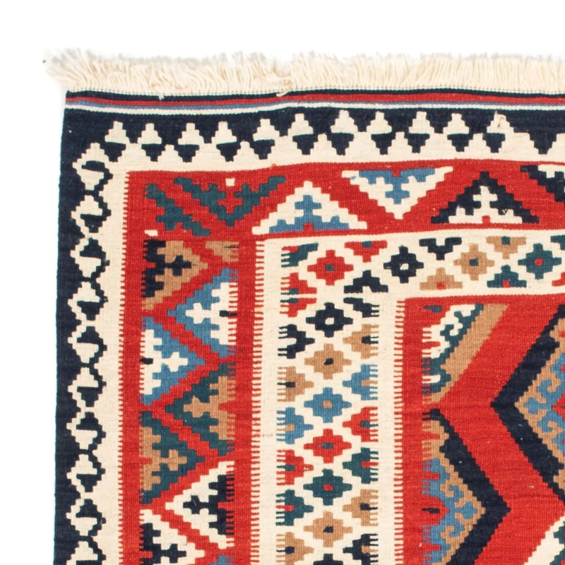 Kelim Teppich - Oriental 102 x 105 cm - rot