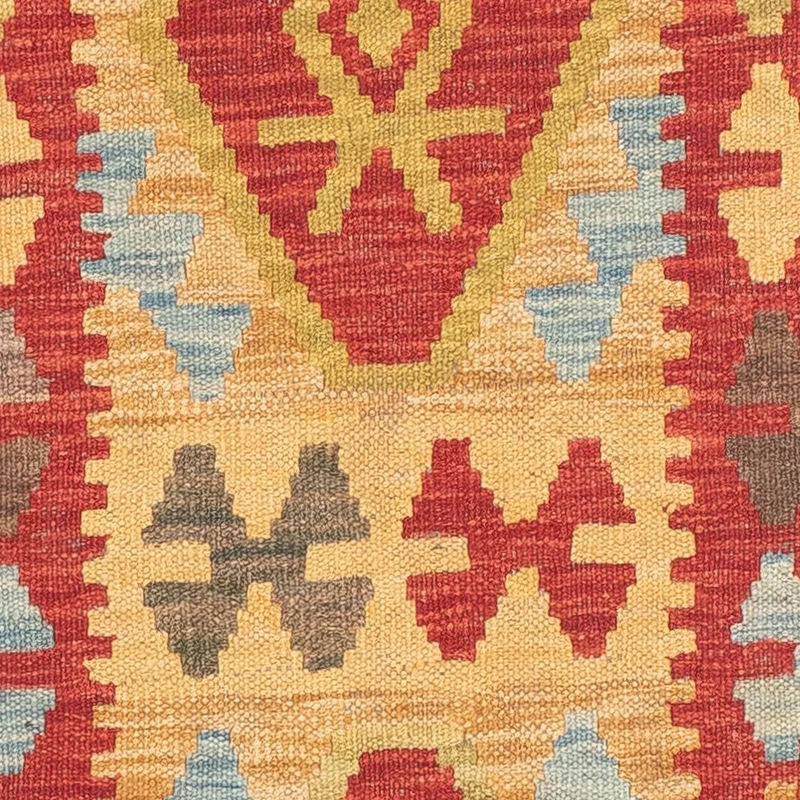 Kelim Teppich - Splash 65 x 199 cm - rot