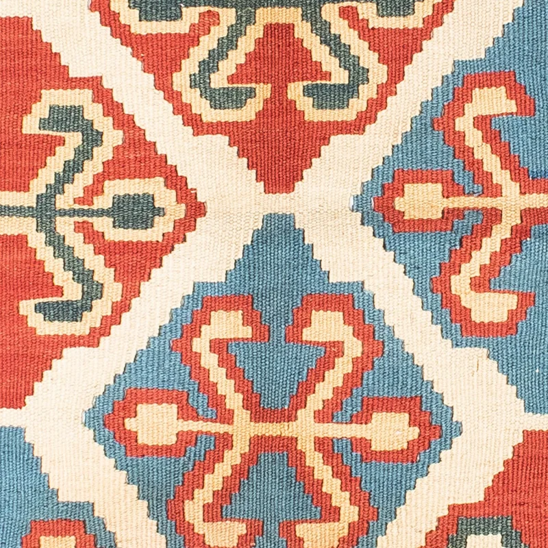 Kelim Teppich - Oriental 110 x 152 cm - rot