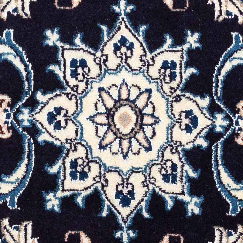 Perserteppich - Nain 70 x 143 cm - dunkelblau