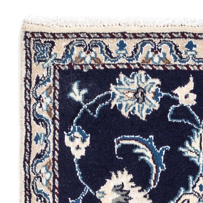 Perserteppich - Nain 70 x 143 cm - blau