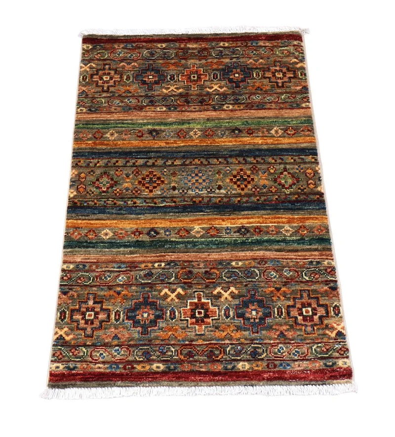 Ziegler Teppich 61 x 99 cm - mehrfarbig