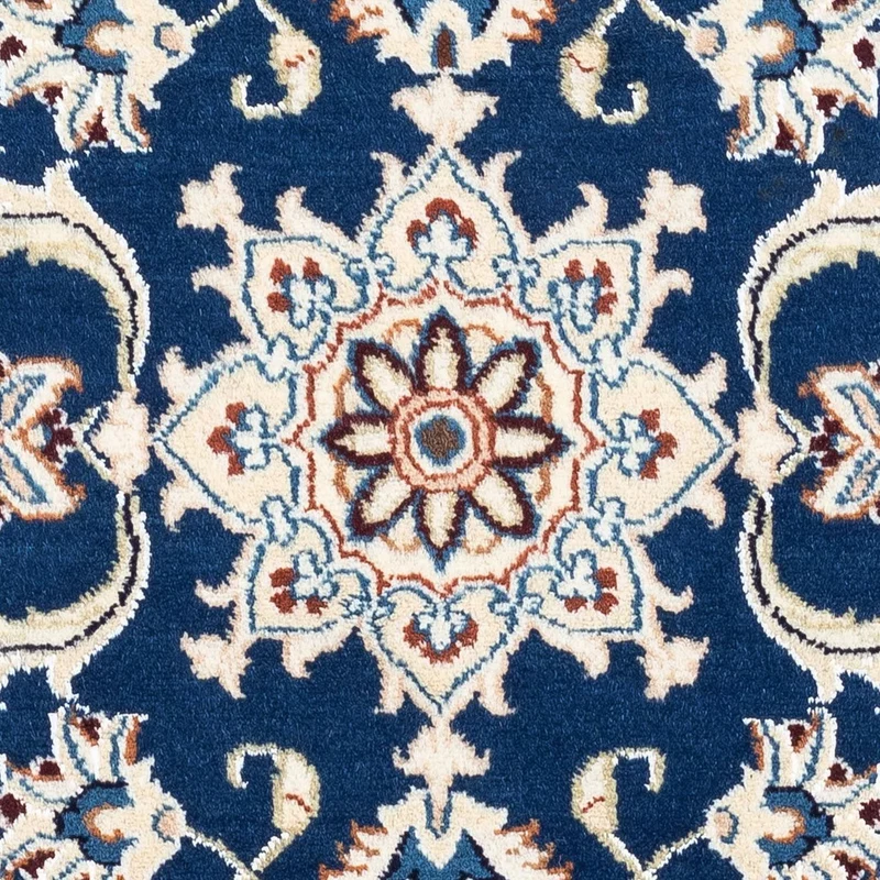 Perserteppich - Nain 68 x 134 cm - blau