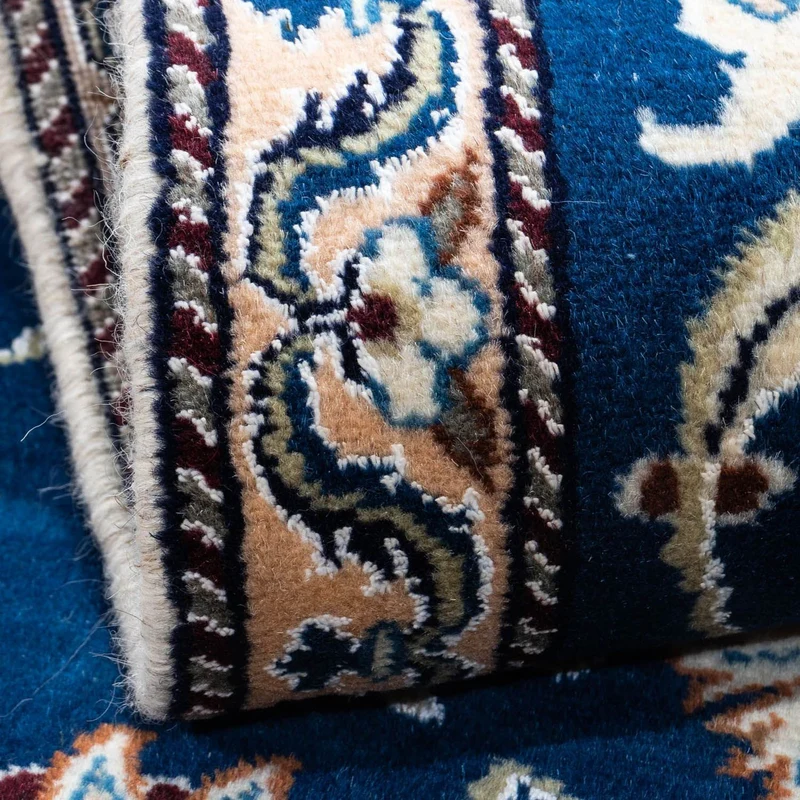 Perserteppich - Nain 68 x 134 cm - blau