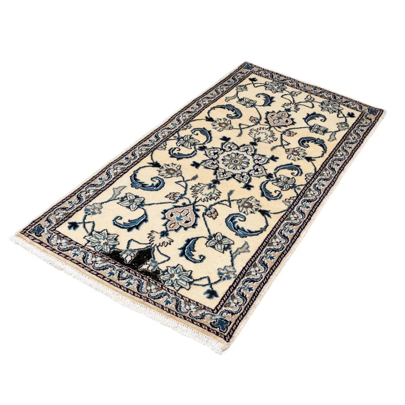 Perserteppich - Nain 65 x 139 cm - beige
