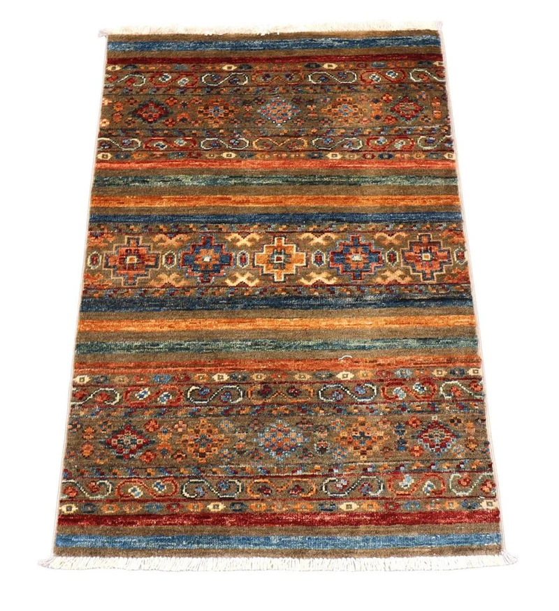 Ziegler Teppich 57 x 93 cm - mehrfarbig