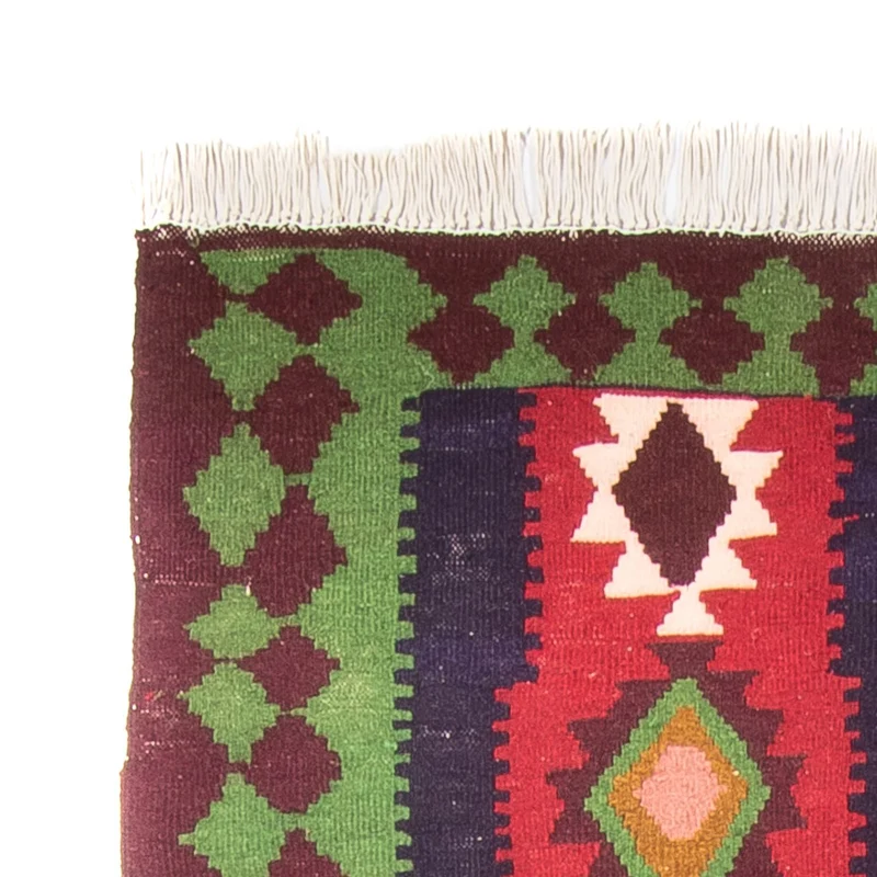Läufer Kelim - Old - 110 x 275 cm - mehrfarbig