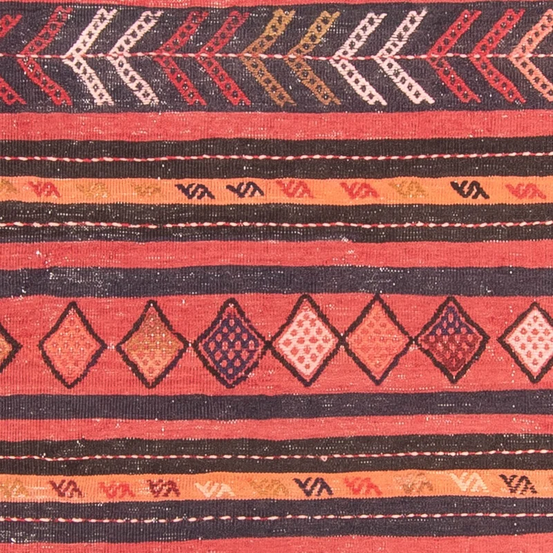 Kelim Teppich - Old - 160 x 190 cm - mehrfarbig