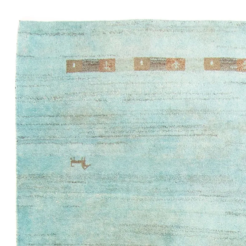 Gabbeh Teppich - Indus 170 x 237 cm - hellblau
