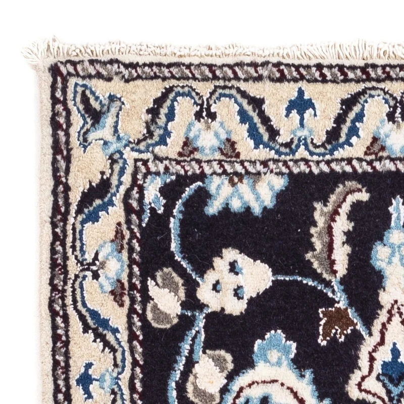 Perserteppich - Nain 57 x 101 cm - dunkelblau