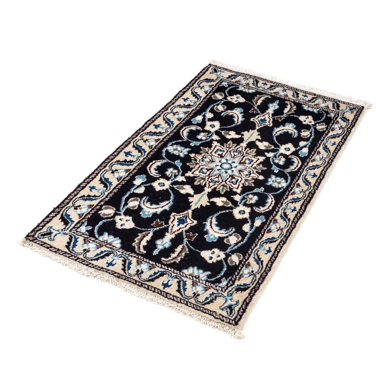 Perserteppich - Nain 57 x 101 cm - dunkelblau