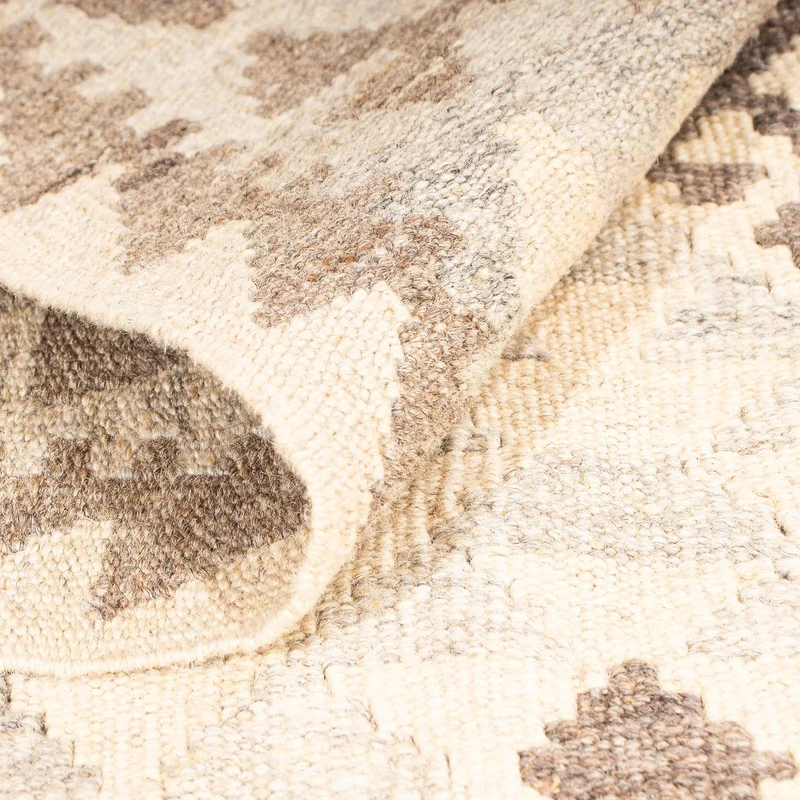 Kelim Teppich - Splash 130 x 190 cm - beige
