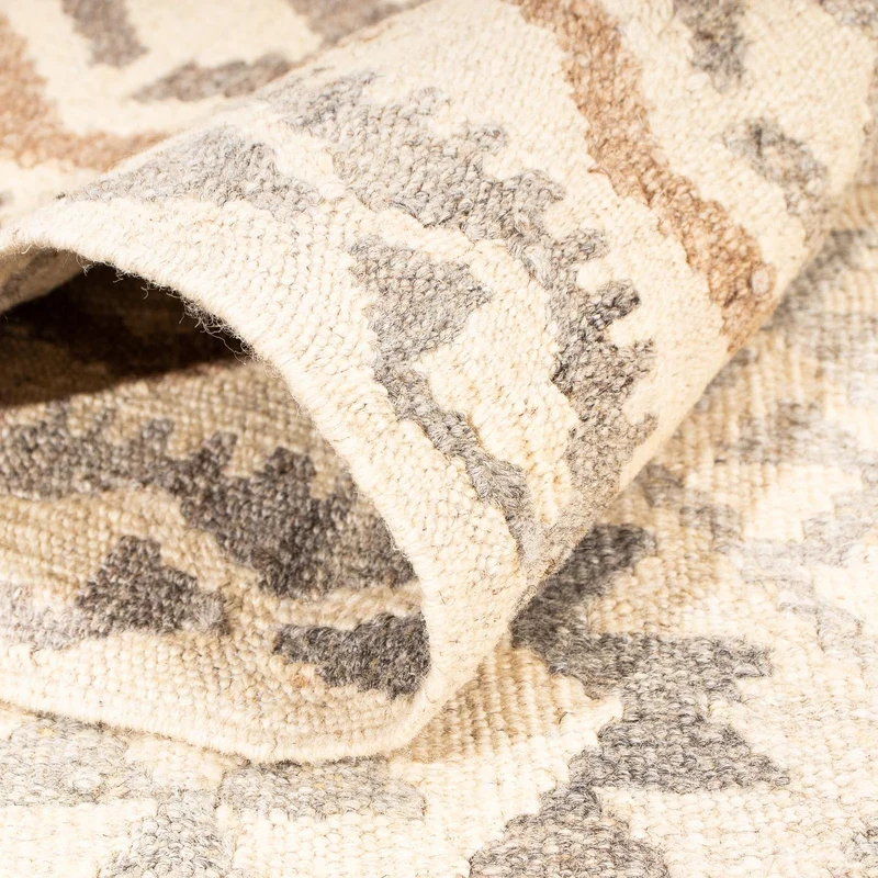 Kelim Teppich - Splash 121 x 203 cm - beige