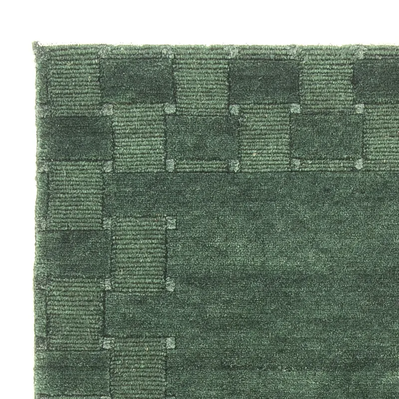 Nepal Teppich - 93 x 152 cm - grün