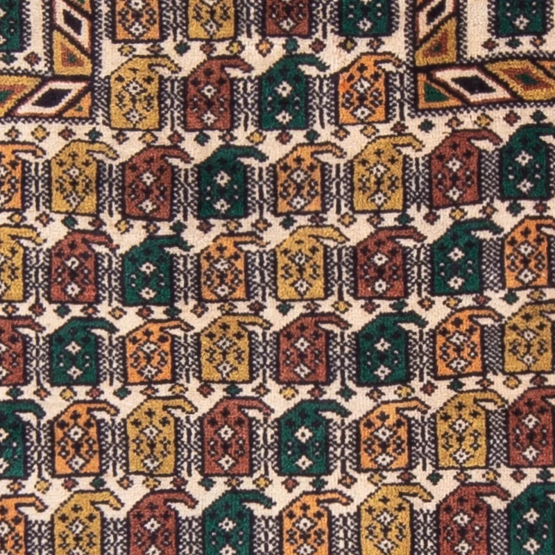 Belutsch Teppich - Gebetsteppich - 82 x 126 cm - mehrfarbig