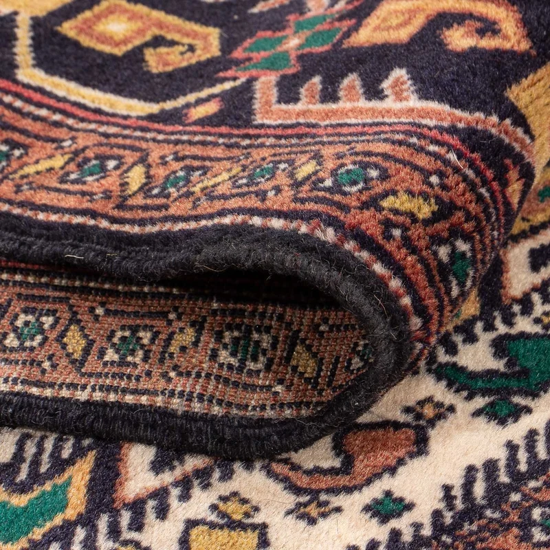 Belutsch Teppich - Gebetsteppich - 82 x 126 cm - mehrfarbig