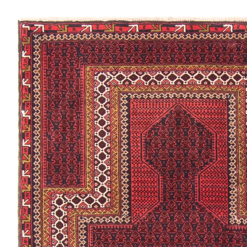 Belutsch Teppich - Gebetsteppich - 91 x 140 cm - dunkelblau