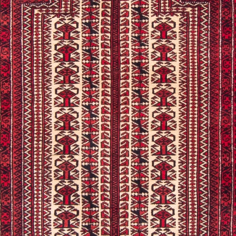 Belutsch Teppich - Gebetsteppich - 98 x 149 cm - beige