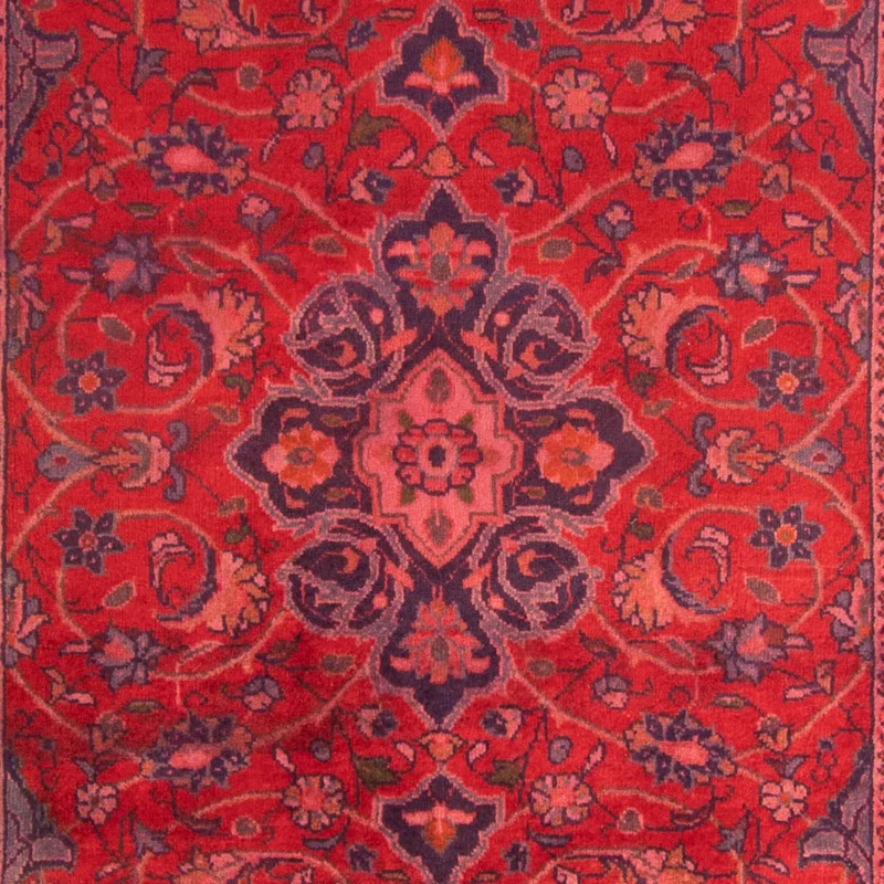 Orientteppich 135 x 208 cm - dunkelrot