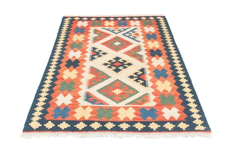 Kelim Teppich - Splash 120 x 172 cm - beige
