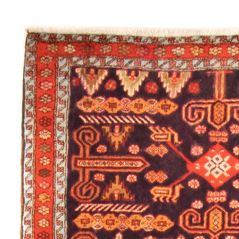 Perserteppich - Nomadic 130 x 280 cm - dunkelblau