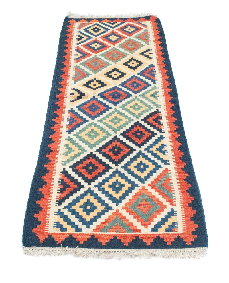 Kelim Teppich - Splash 62 x 182 cm - beige