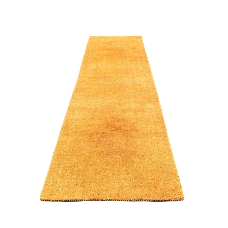 Gabbeh Teppich - Loribaft Softy 80 x 395 cm - orange