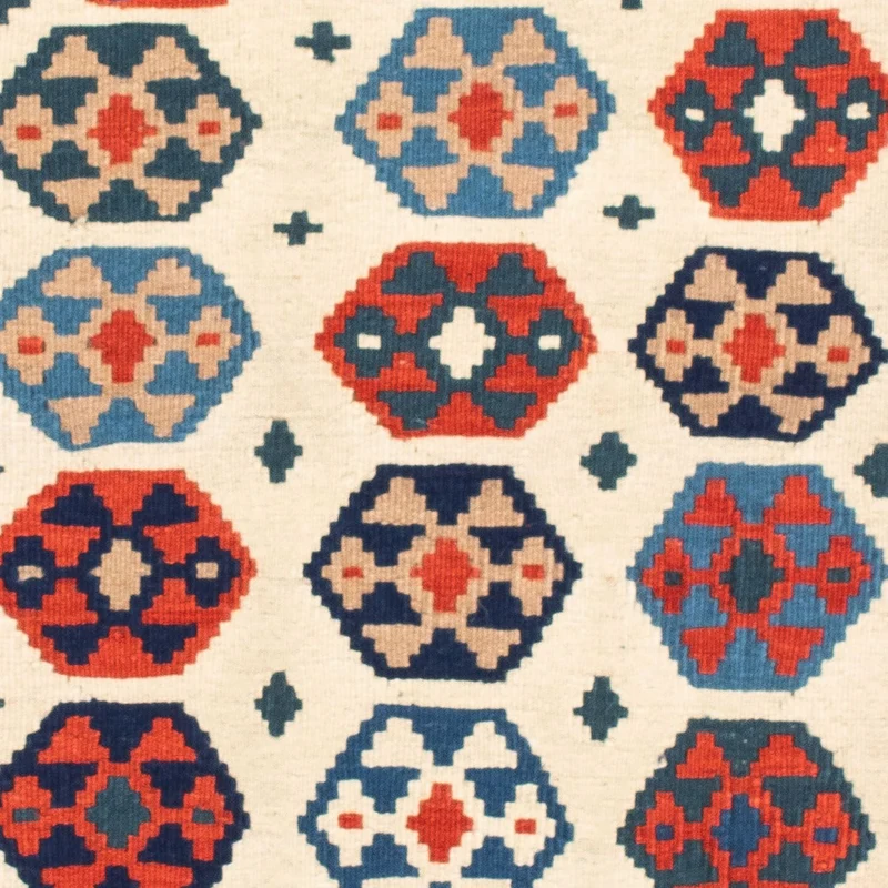 Kelim Teppich - Oriental 102 x 104 cm - beige