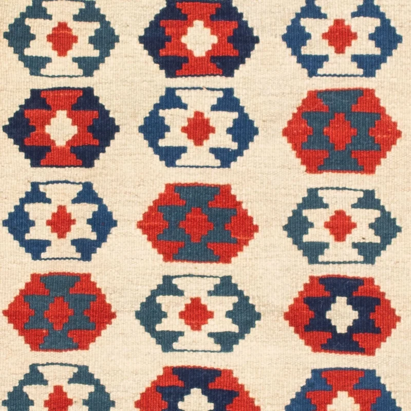 Kelim Teppich - Oriental 103 x 103 cm - beige