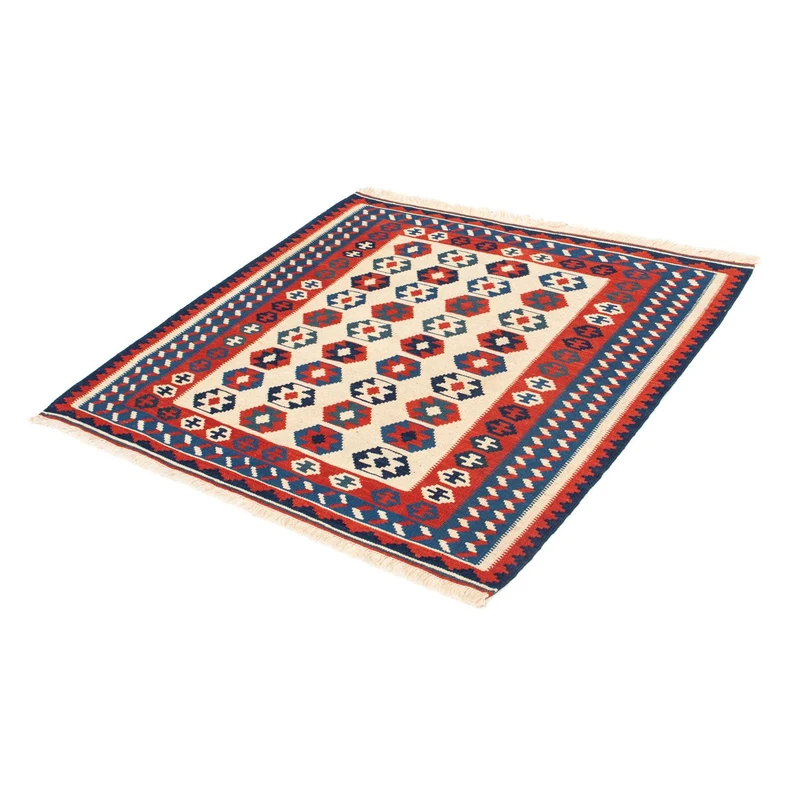 Kelim Teppich - Oriental 103 x 103 cm - beige