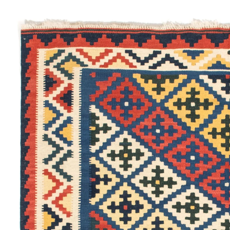 Kelim Teppich - Oriental 102 x 104 cm - blau