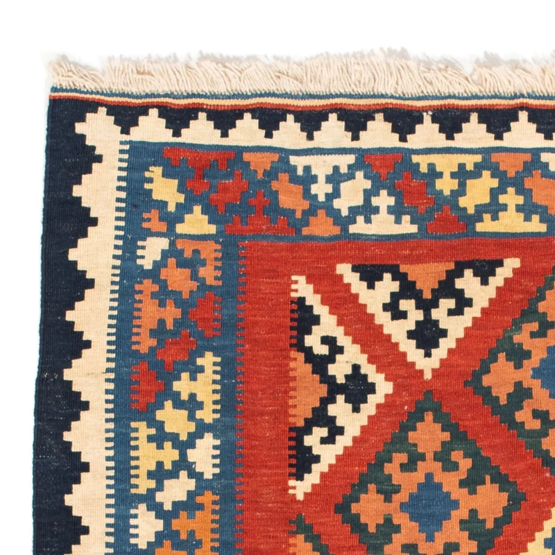 Kelim Teppich - Oriental 101 x 105 cm - rot