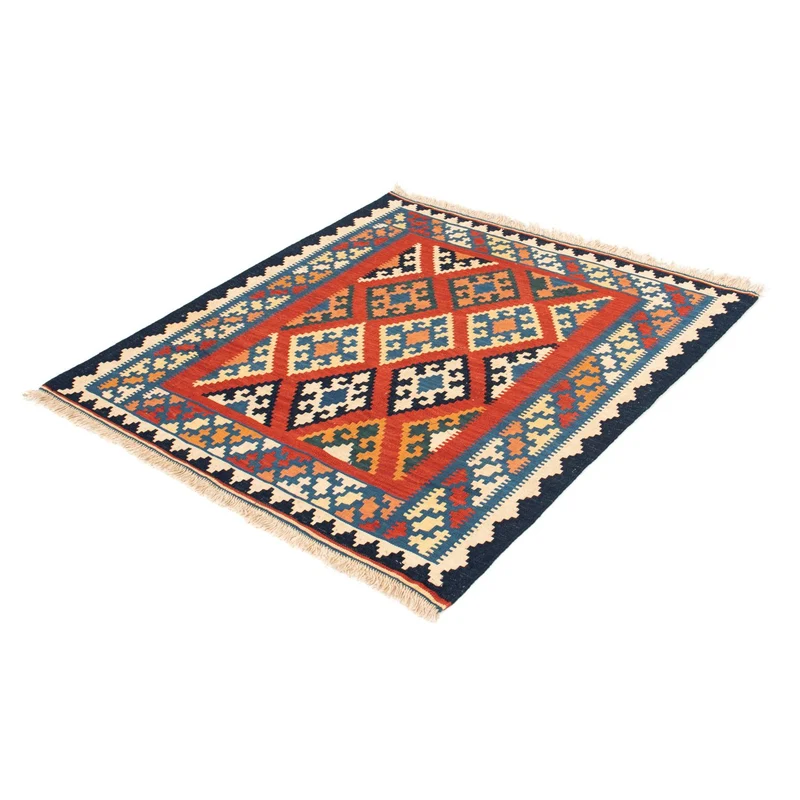 Kelim Teppich - Oriental 101 x 105 cm - rot