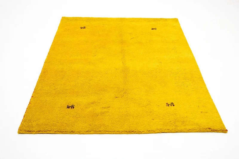Gabbeh Teppich - Indus 141 x 202 cm - gold