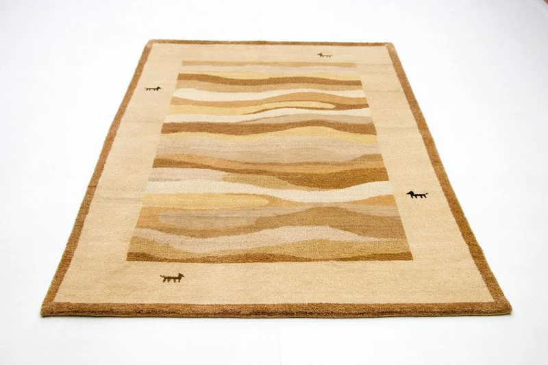 Gabbeh Teppich - Indus 140 x 203 cm - mehrfarbig