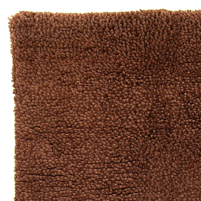 Hochflor Teppich 150 x 230 cm - braun