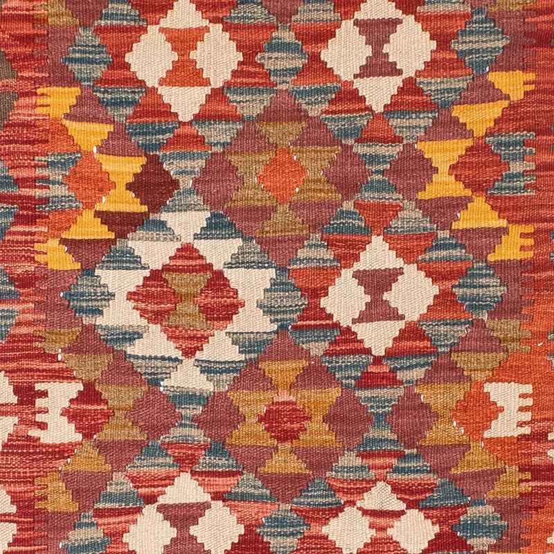 Kelim Teppich - Oriental 98 x 195 cm - rot