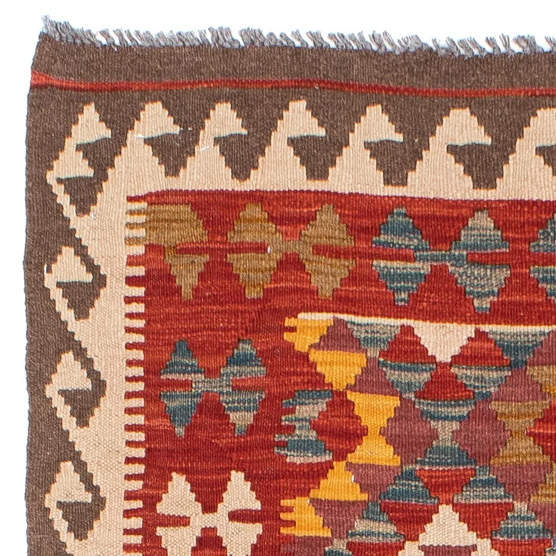Kelim Teppich - Oriental 98 x 195 cm - rot