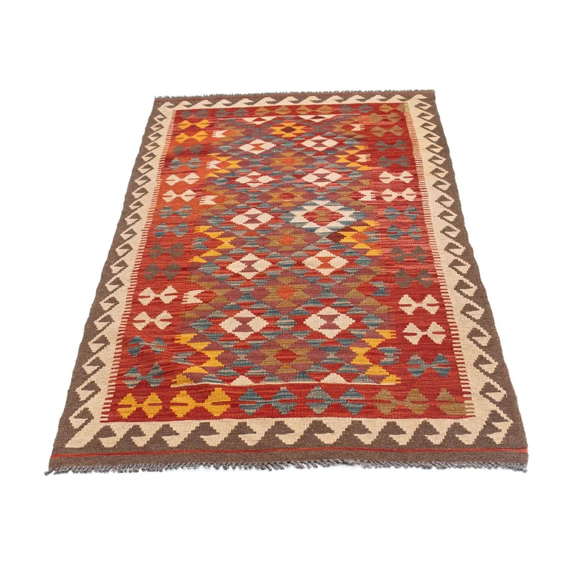 Kelim Teppich - Oriental 98 x 195 cm - rot