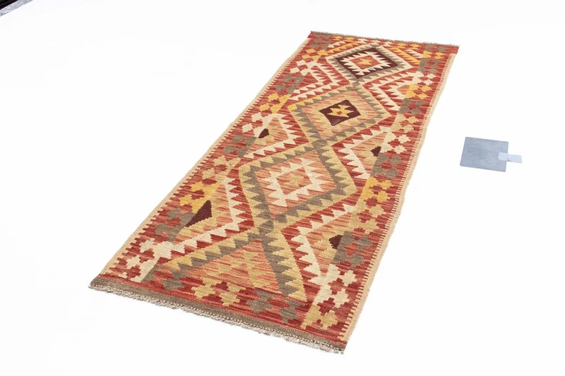 Kelim Teppich - Oriental 73 x 190 cm - mehrfarbig