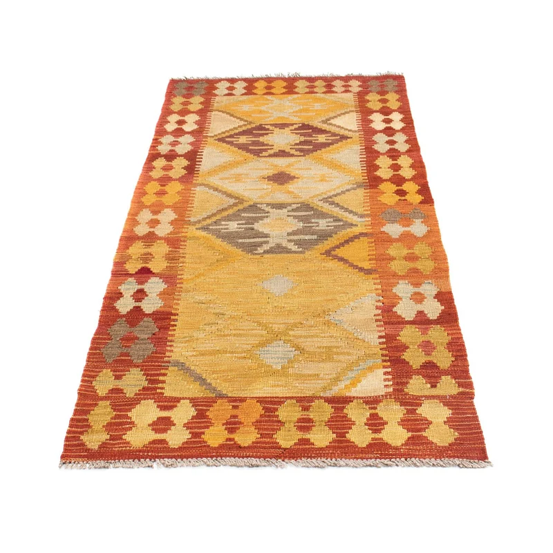 Kelim Teppich - Oriental 75 x 185 cm - gold