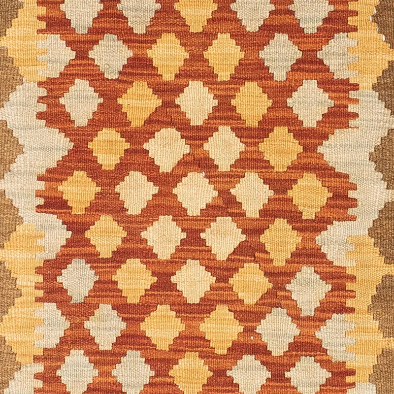 Kelim Teppich - Oriental 74 x 191 cm - hellbraun