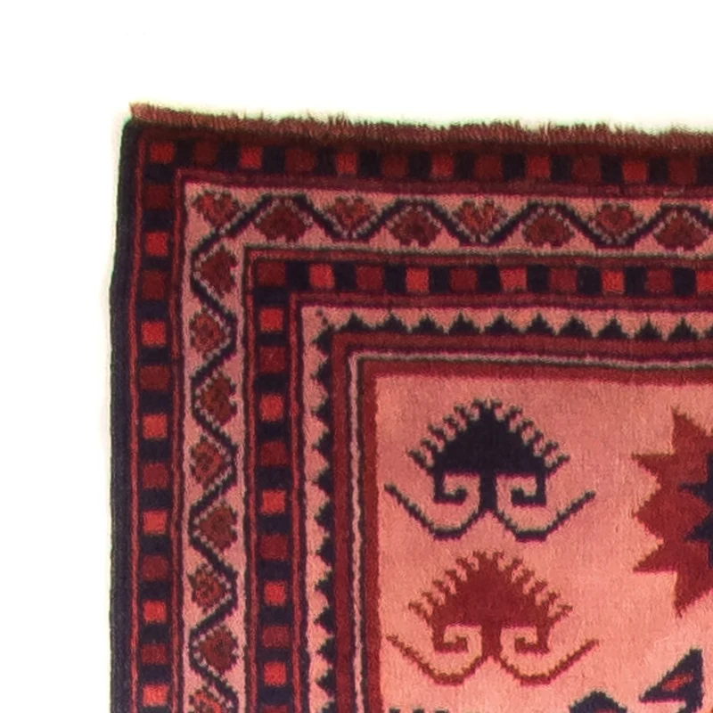 Kelim Teppich - Oriental 75 x 400 cm - hellrot
