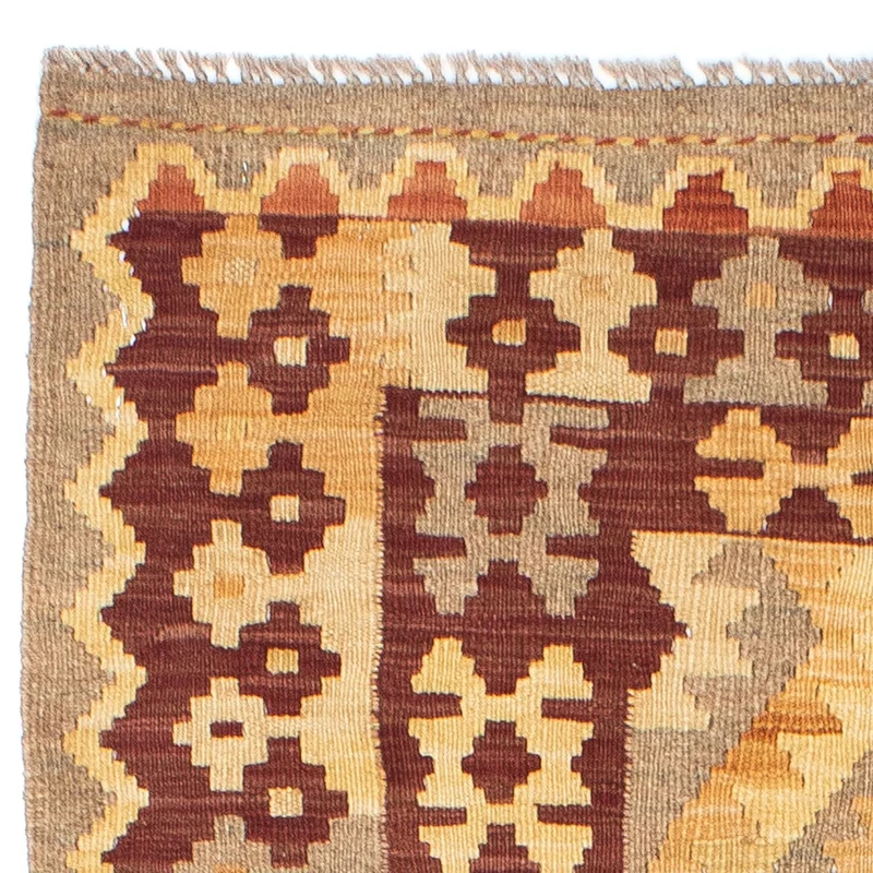Kelim Teppich - Oriental 79 x 195 cm - braun
