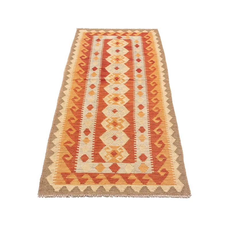 Kelim Teppich - Splash 63 x 197 cm - rot