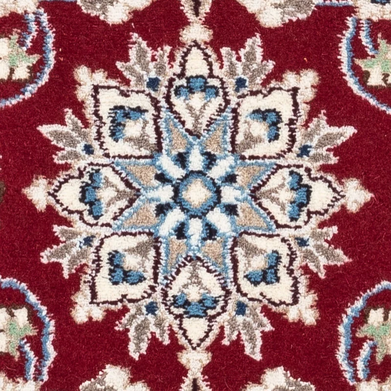 Perserteppich - Nain 60 x 90 cm - dunkelrot