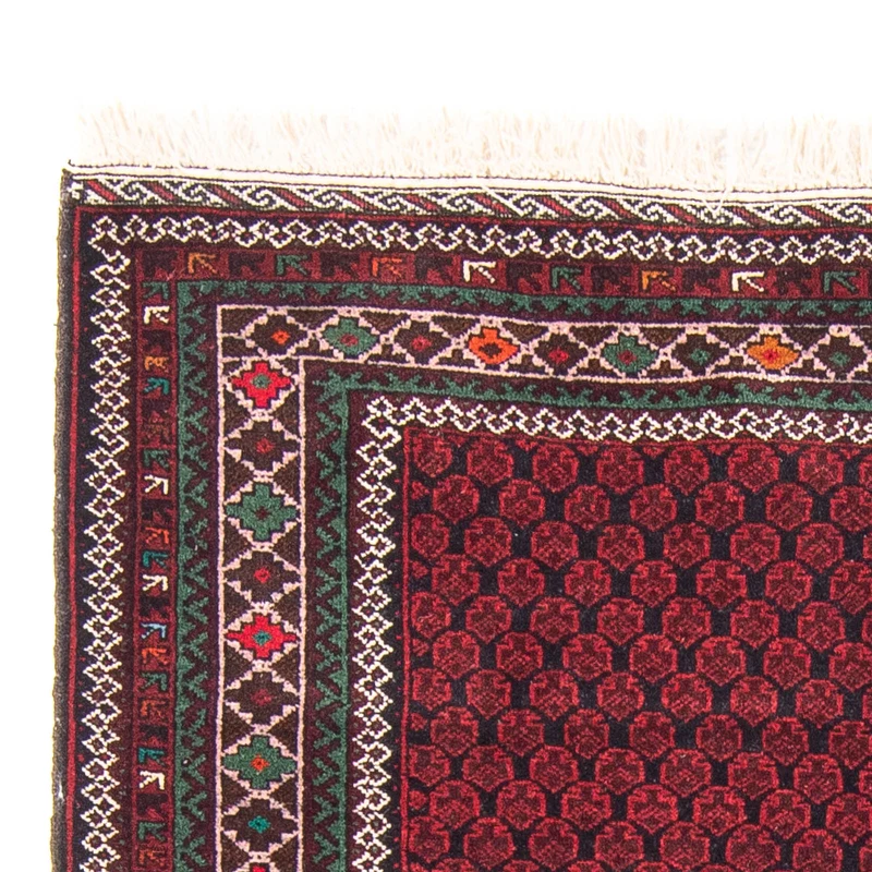 Belutsch Teppich - Gebetsteppich - 88 x 145 cm - rot