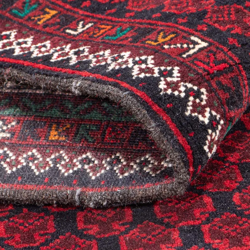 Belutsch Teppich - Gebetsteppich - 88 x 145 cm - rot