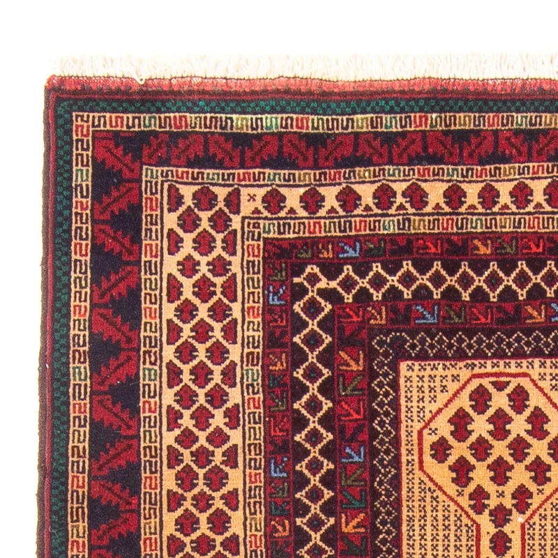 Belutsch Teppich - Gebetsteppich - 86 x 147 cm - beige