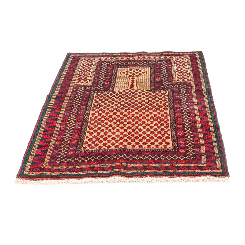 Belutsch Teppich - Gebetsteppich - 86 x 147 cm - beige